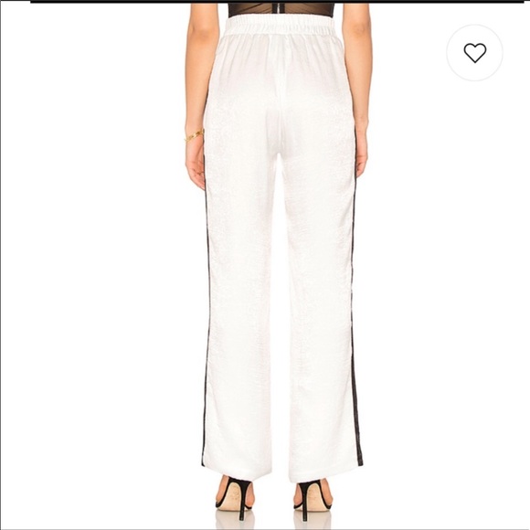 NWT Donna Mizanni Charlie Track Pant- White - Picture 5 of 6